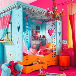 Ιδέες για πρωτότυπα κοριτσίστικα παιδικά δωμάτια [photos]